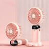 Portable Handheld Rechargeable Fan LED italiatechs
