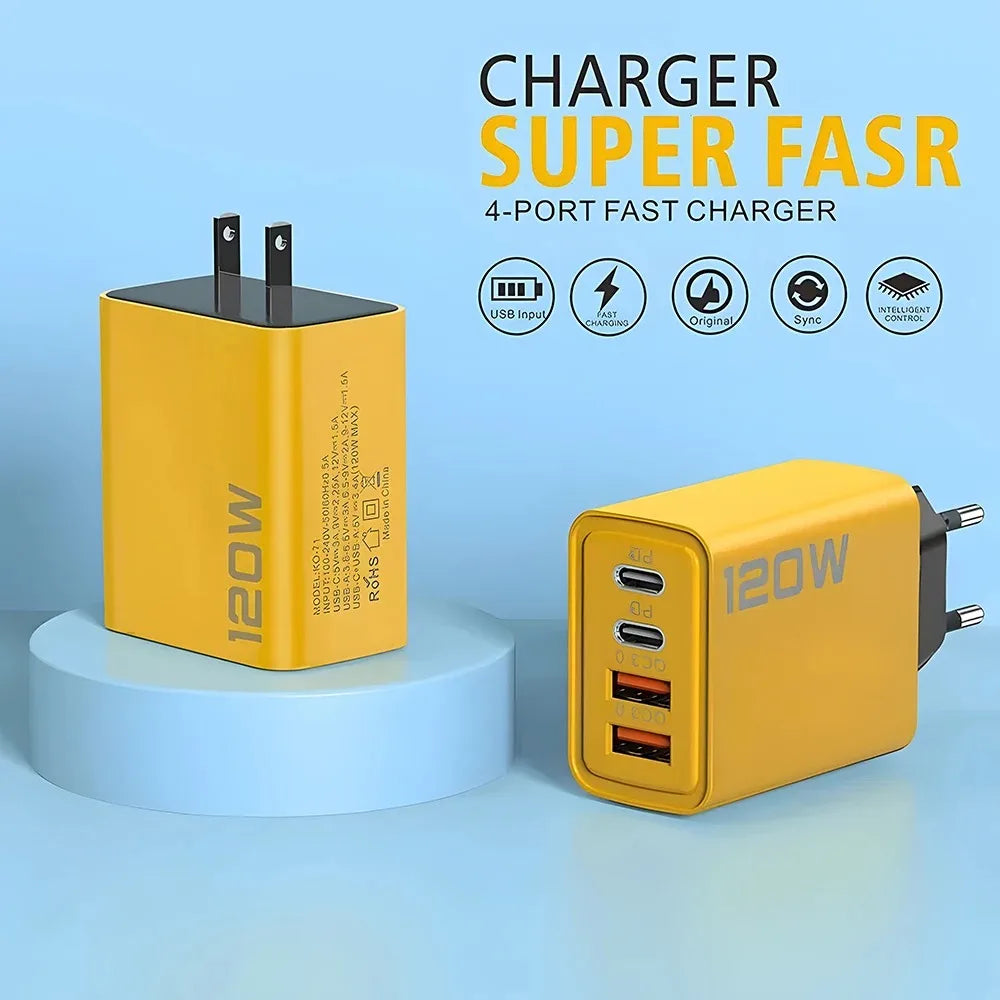 120w usb type-c wall charger