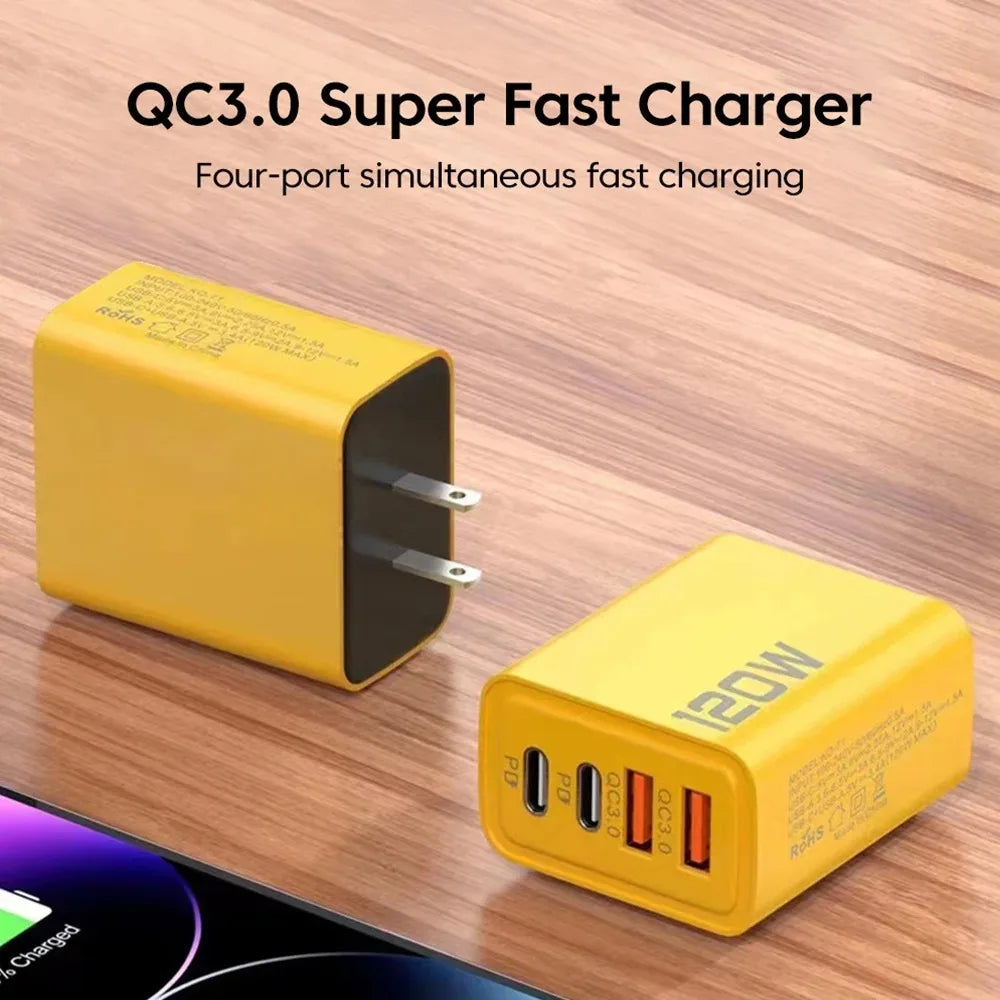 120w usb type-c wall charger
