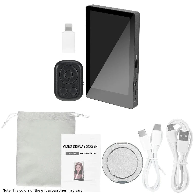 Wireless Vlog Mobile Magnetic Selfie Screen Using Phone Rear Camera for Selfie Vlog or Live Stream Magnetic Monitor Screen