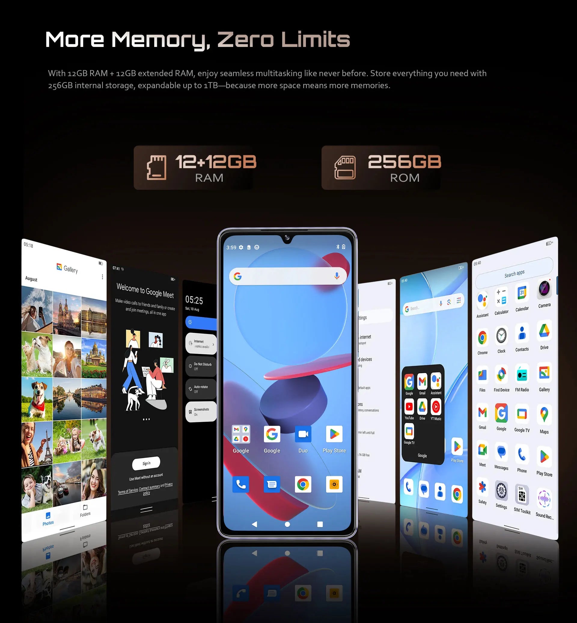 Cubot P90 4G Smartphone Helio G100 Octa-core 24GB+256GB 6.88-Inch 120Hz Display 5100mAh Battery 64MP Camera Android 15 Phone