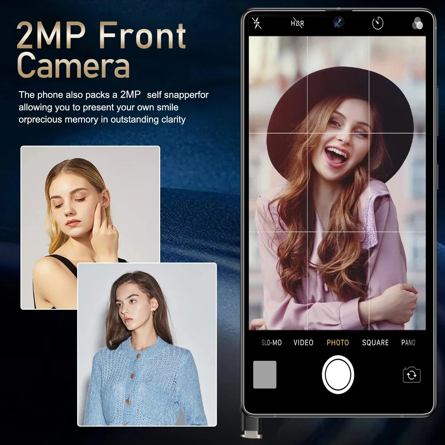 IVMI Global Vision XS25 Ultra Smartphone Android 3GB RAM 16GB ROM 6.9 Inch Dual SIM 4G Network 2+5MP Mobile Phones