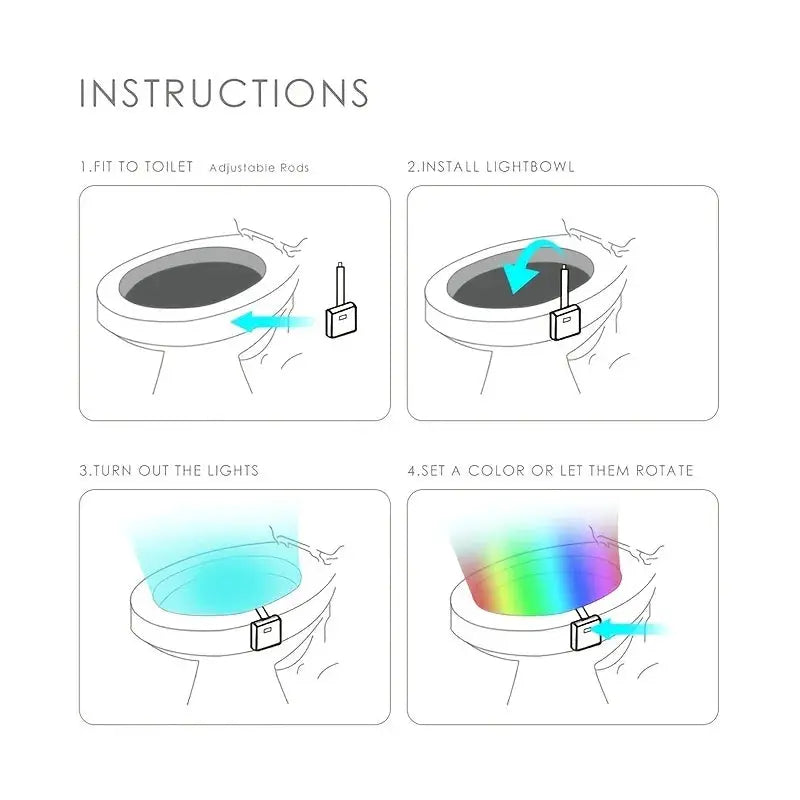 motion sensor toilet light