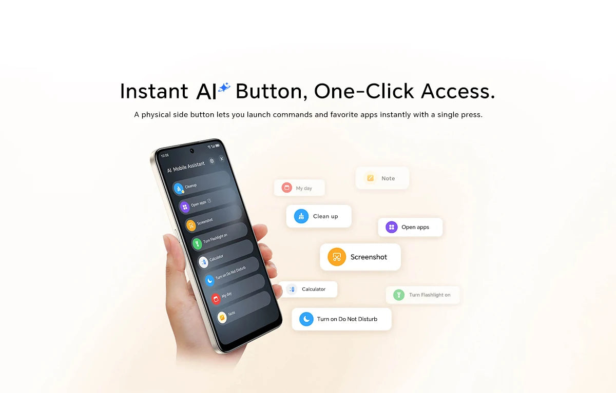 Original Global Version HONOR X7d 4G 8GB+256GB 6.77'' TFTLCD Screen 108M Main Camera 6500mAh 35W SuperCharge MagicOS 9.0