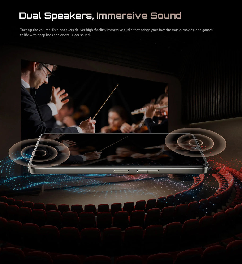 Cubot P90 4G Smartphone Helio G100 Octa-core 24GB+256GB 6.88-Inch 120Hz Display 5100mAh Battery 64MP Camera Android 15 Phone