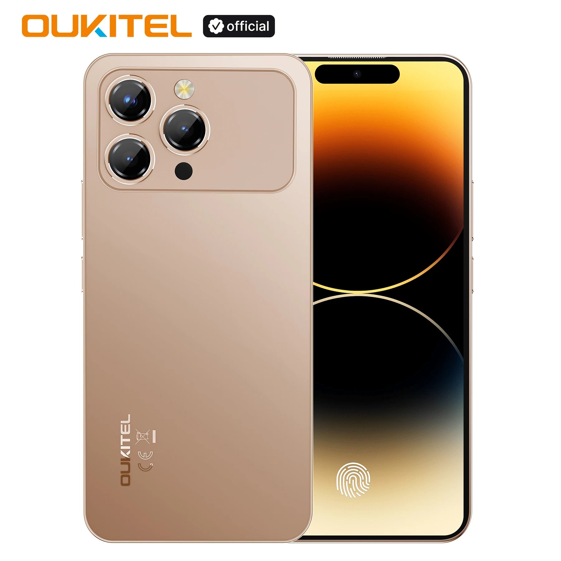 OUKITEL P1 PRO Smartphone Android 15, 6.7-inch FHD+ AMOLED 120Hz, 24(8+16)GB+512GB ROM Dual 4G Cellphone, 5150mAh Battery