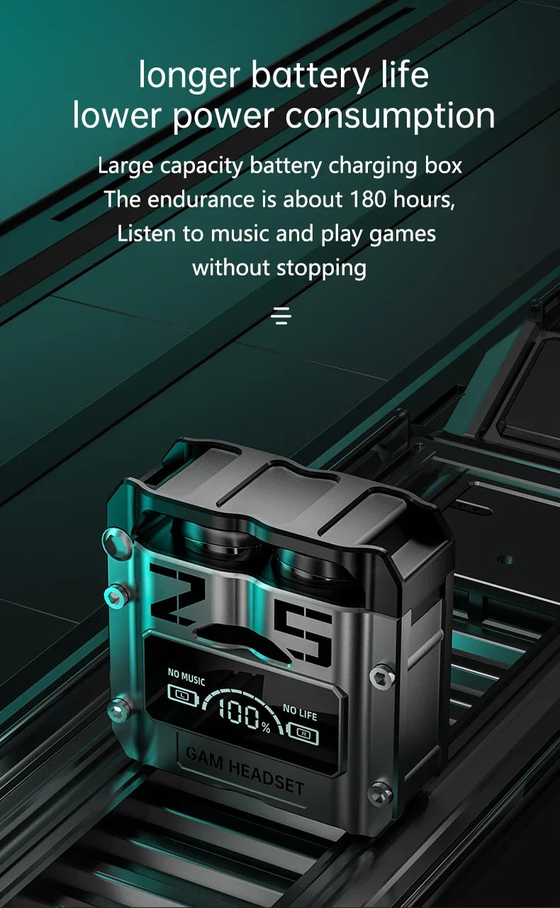 M25 TWS Wireless Headphones Earphones Bluetooth Touch Control Noise Reduction Stereo Waterproof Earbuds Headsets With Microphone