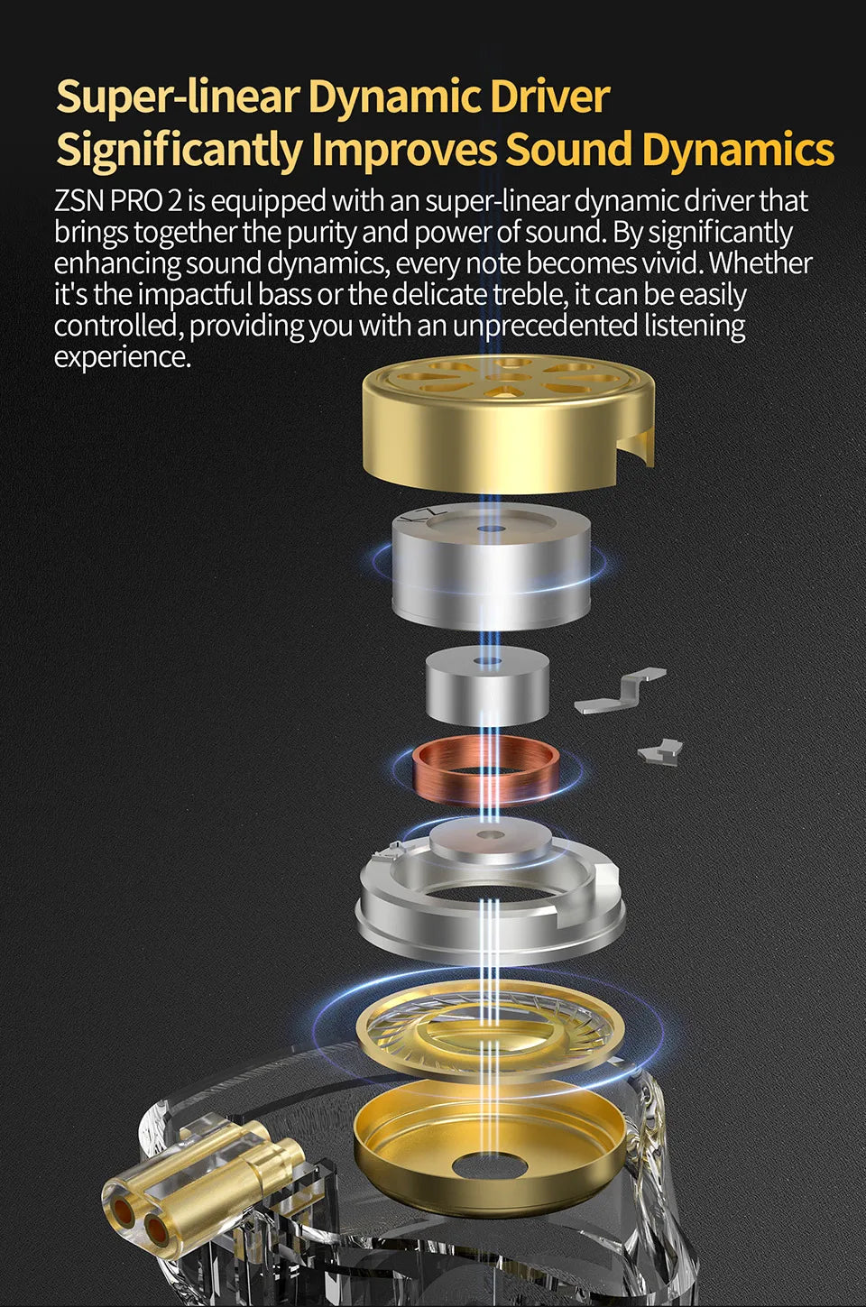 KZ ZSN Pro 2 Hybrid Drive 1BA+1DD In Ear Metal Earphones HIFI Bass Headset Monitor Earbuds Sport Noise Cancelling Headphone