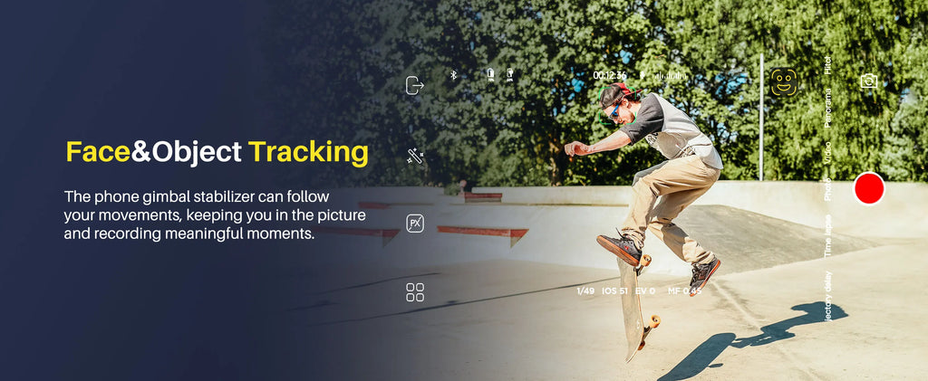 AOCHUAN Smart S2 Smartphone Gimbal Stabilizer with microphone Professional 3-axis Stabilizer For ipohne and Android Smartphone