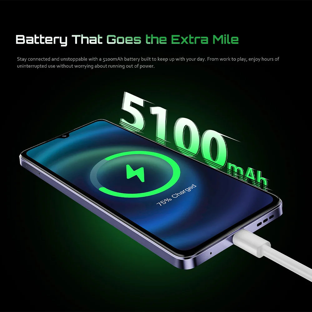 Cubot P90 4G Smartphone Helio G100 Octa-core 24GB+256GB 6.88-Inch 120Hz Display 5100mAh Battery 64MP Camera Android 15 Phone