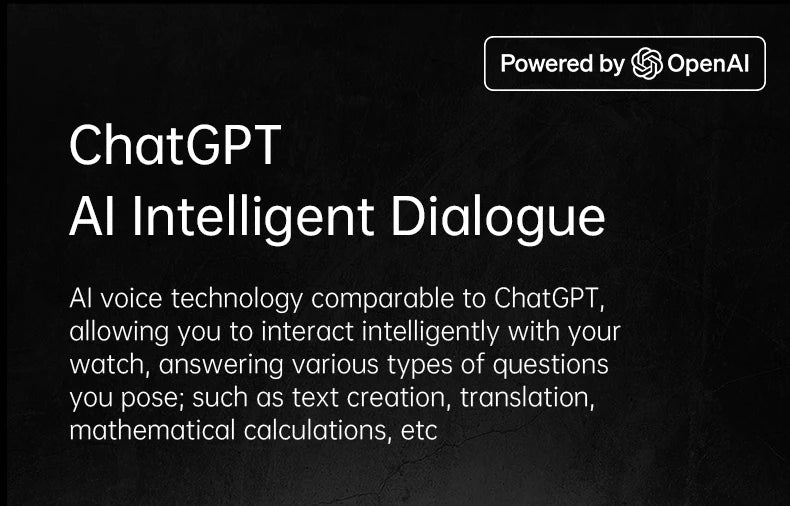 KUMI GW6 Smart Watch Men, 1.43" AMOLED Display, ChatGPT AI Assistant, Bluetooth Call, IP68 Waterproof Fitness Tracker