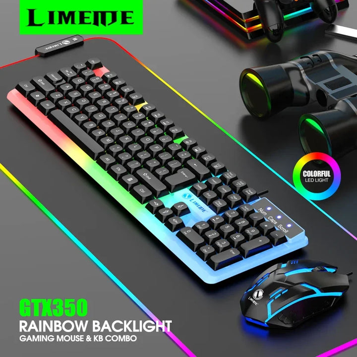wired gaming keyboard mouse combo