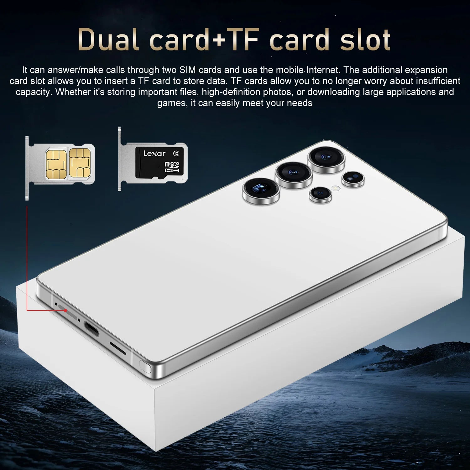 IVMI Global Vision XS25 Ultra Smartphone Android 3GB RAM 16GB ROM 6.9 Inch Dual SIM 4G Network 2+5MP Mobile Phones