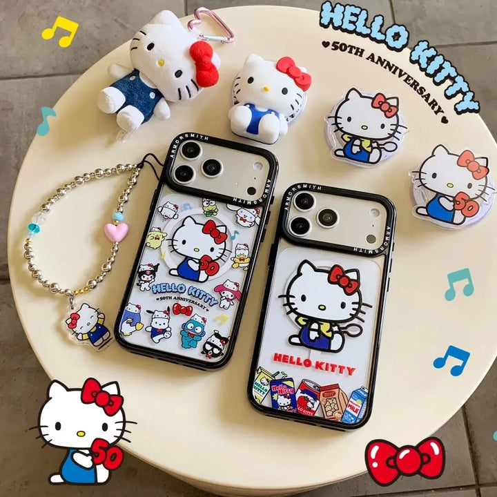 Hello Kitty Phone Case– Wireless Charging for iPhone 11–17 Pro Max italiatechs