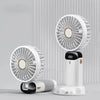 Portable Handheld Rechargeable Fan LED italiatechs