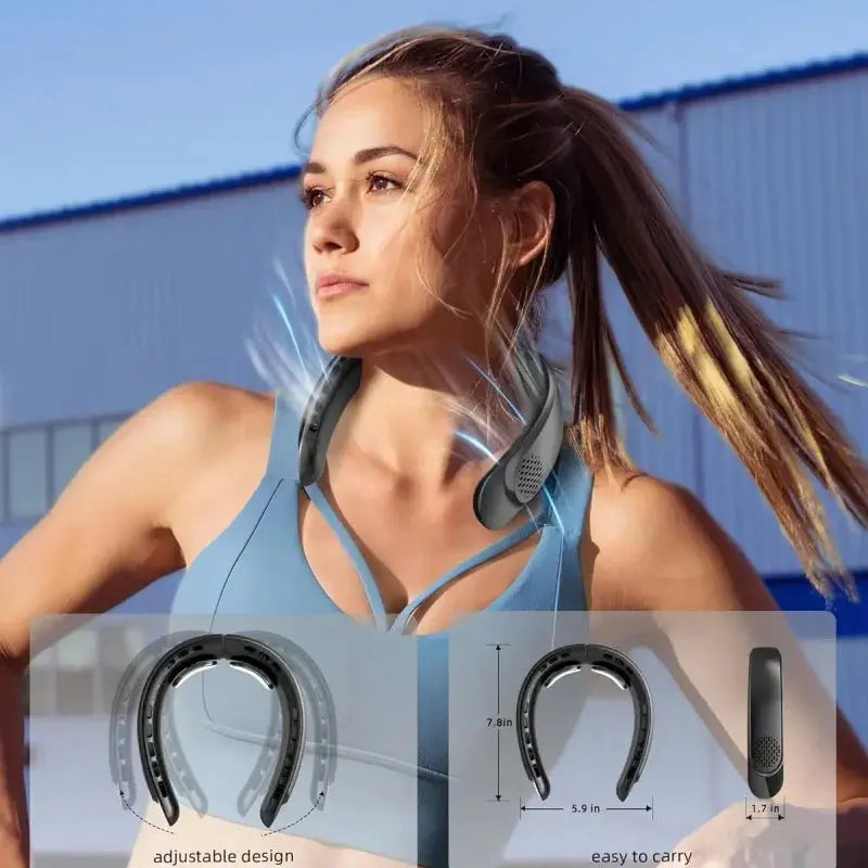 USB Neck Fan Vaneless Portable italiatechs