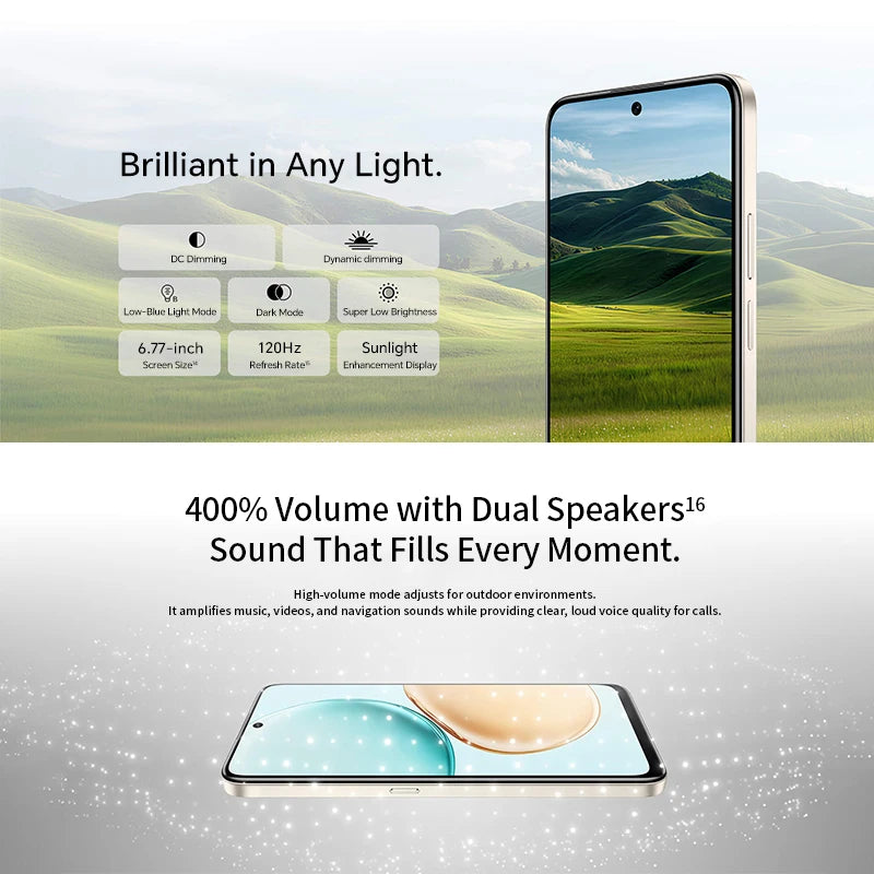 Original Global Version HONOR X7d 4G 8GB+256GB 6.77'' TFTLCD Screen 108M Main Camera 6500mAh 35W SuperCharge MagicOS 9.0