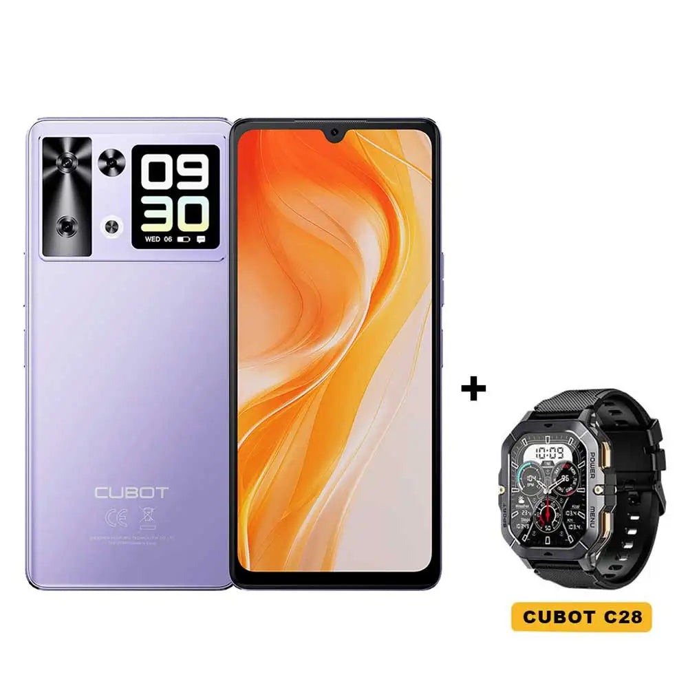 Cubot Android Smartphone P90, G100 Octa-core, 2.2GHz, Dual Speakers, 24GB+256GB, 6.88" 120Hz Screen, 64MP, 5100mAh,NFC, 4G Phone