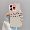 Kawaii P-Pusheen Phone Case – Shockproof Matte Cover for iPhone 11–16 italiatechs