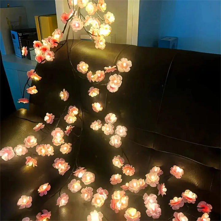 Cherry Blossom USB LED Tree Lights 96 LEDs italiatechs