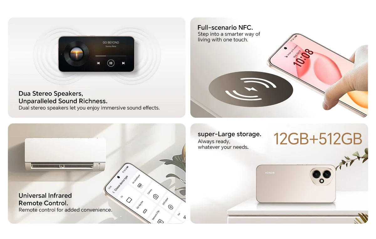 HONOR 400 5G 12GB+256GB Global Version Smartphone 6.55'' AMOLED