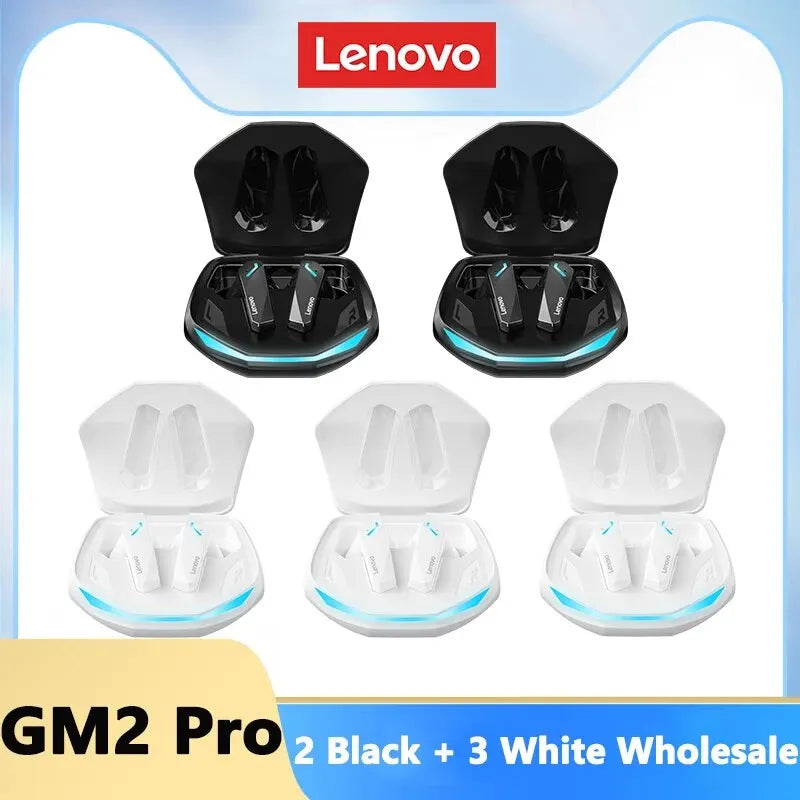 Lenovo GM2 Pro TWS Wireless HIFI Stereo Headset Low Latency Headphones Gaming Music Dual Mode Earbuds Music Sport Headset