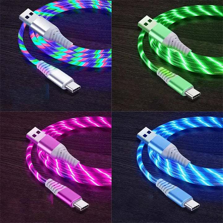Usb Led Charging Cable  – 5A Fast Charging LED Cord for iPhone & Android italiatechs