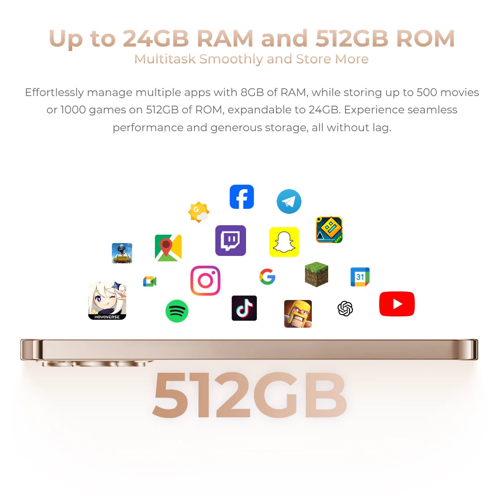 OUKITEL P1 PRO Smartphone Android 15, 6.7-inch FHD+ AMOLED 120Hz, 24(8+16)GB+512GB ROM Dual 4G Cellphone, 5150mAh Battery