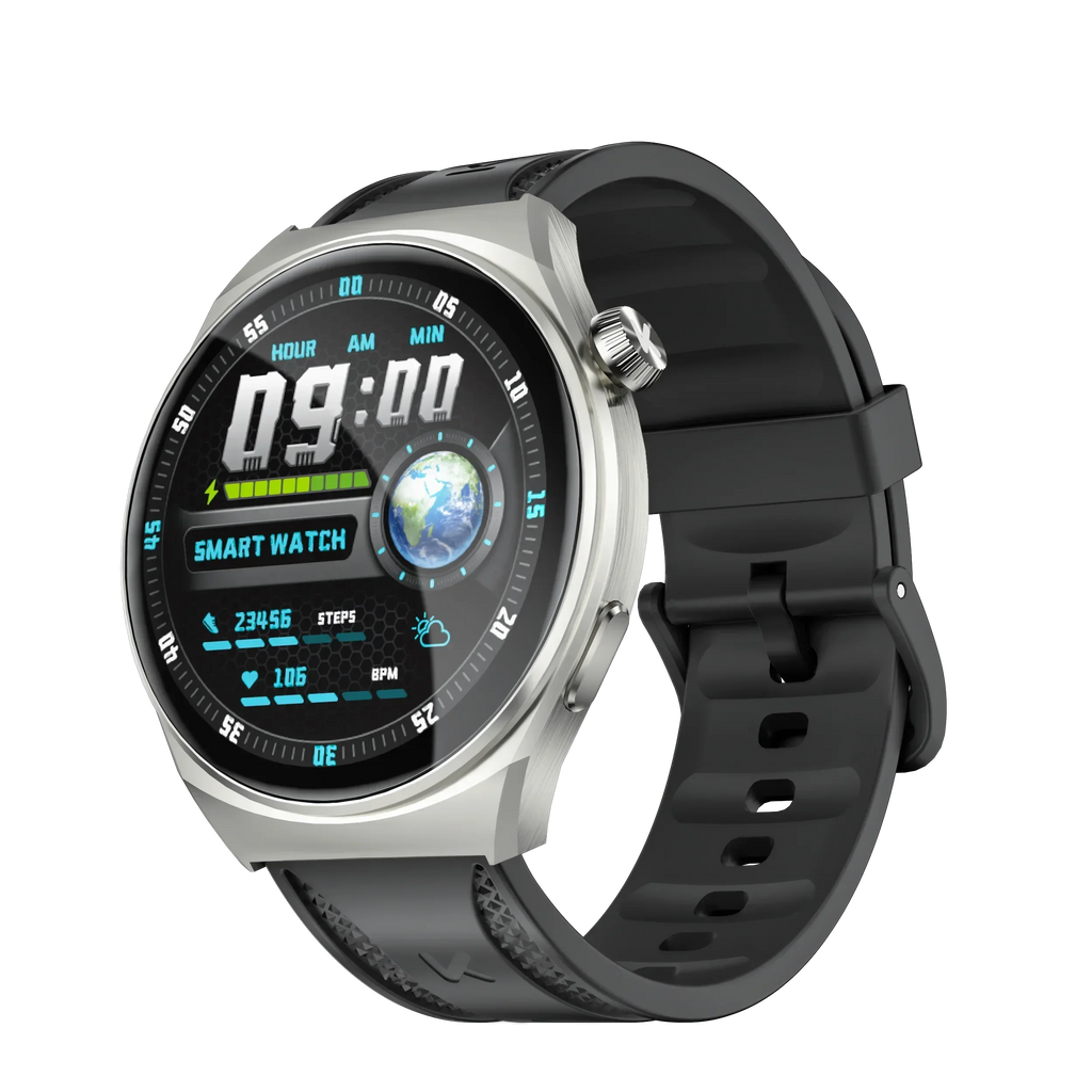 KUMI GW6 Smart Watch Men, 1.43" AMOLED Display, ChatGPT AI Assistant, Bluetooth Call, IP68 Waterproof Fitness Tracker