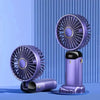 Portable Handheld Rechargeable Fan LED italiatechs