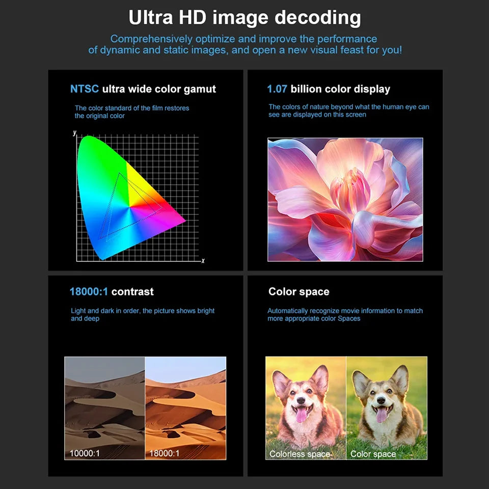 outdoor smart projector