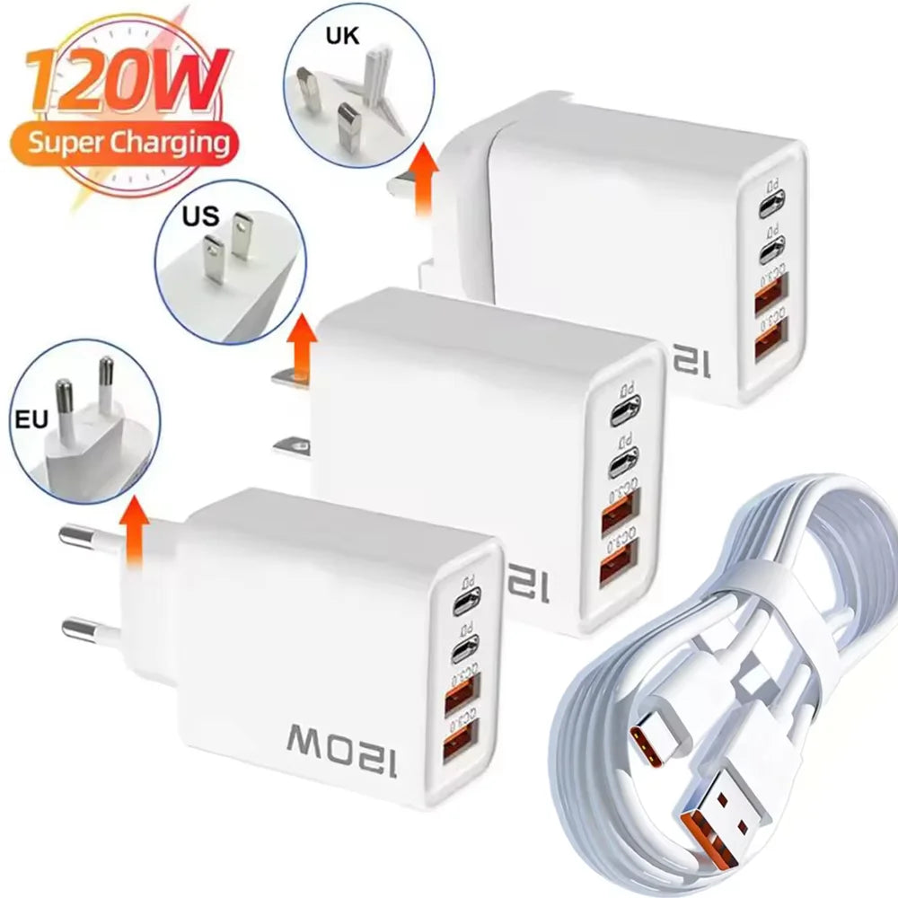 120w usb type-c wall charger