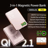Magnetic Wireless Power Bank – 10000mAh Fast Charging for iPhone & Apple Devices italiatechs