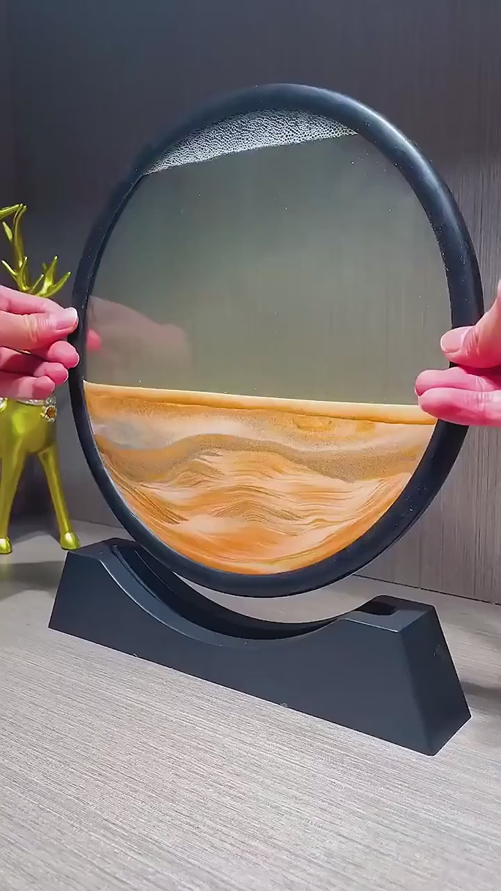 3D Sand Art Frame - Moving Quicksand Decor